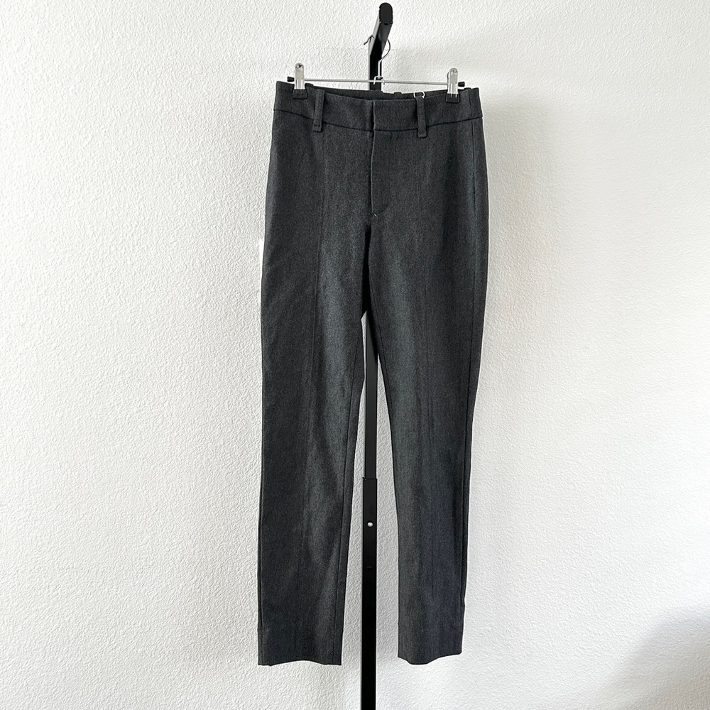 Vince tapered crop trousers pants in charcoal, Size 2, New with Tag